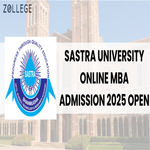 Sastra University Online MBA Admission 2025 Open